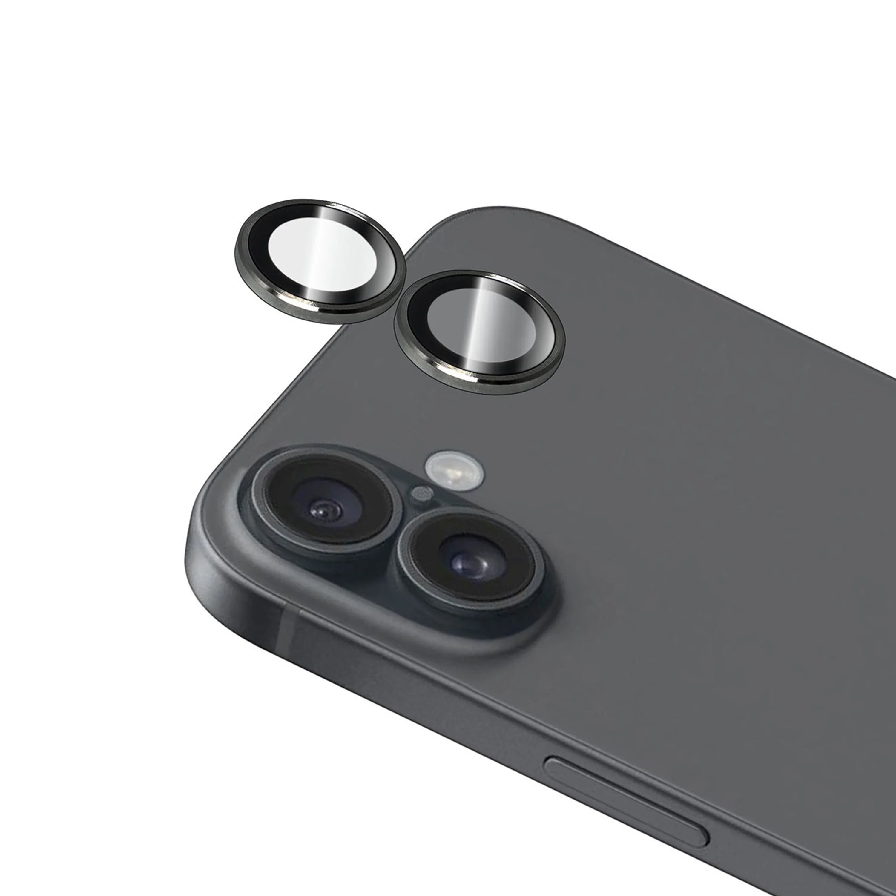 iPhone 16 / 16 Plus Araree Camera Lens Ring Protection - Clear - Tashqila iPhone 16 / 16 Plus Araree Camera Lens Ring Protection - Clear - Tashqila